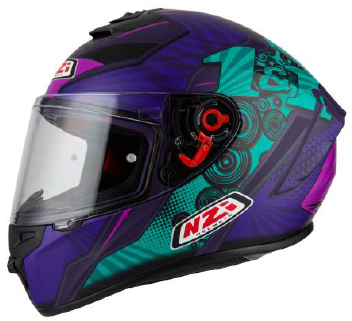 CASCO INTEGRAL NZI TRENDY ONE&ONE PURPURA PURPURA MATE
