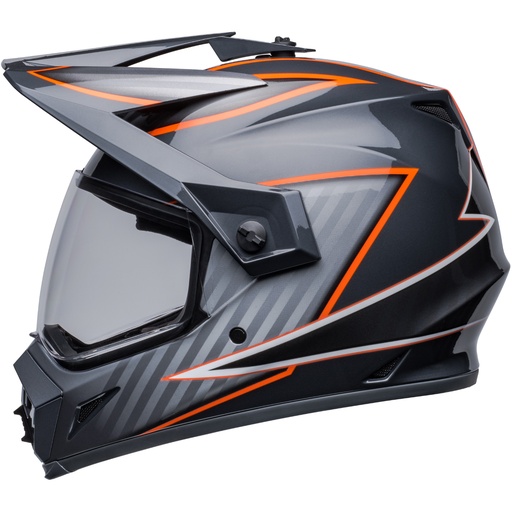 CASCO MULTIPROPOSITO BELL MX-9 ADVENTURE MIPS DLT NEGRO NARANJA BRILLO