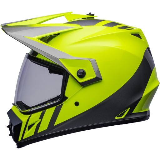 CASCO MULTIPROPOSITO BELL MX-9 ADVENTURE MIPS DASH AMARILLO GRIS BRILLO