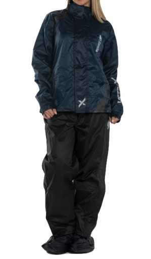 IMPERMEABLE VETROX EVO NEGRO AZUL DAMA