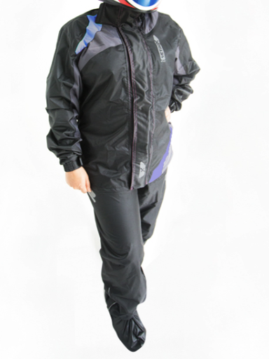 IMPERMEABLE VETROX EVO NEGRO GRIS AZUL DAMA