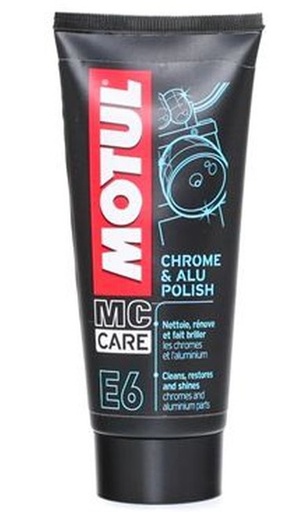 [3374650239187] CREMA MOTUL E6 LIMPIADORA DE PARTES CROMADAS Y ALUMINIO 