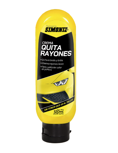 [108151] CREMA SIMONIZ QUITA RAYONES CASCOS/ TANQUE Y CARENAJE