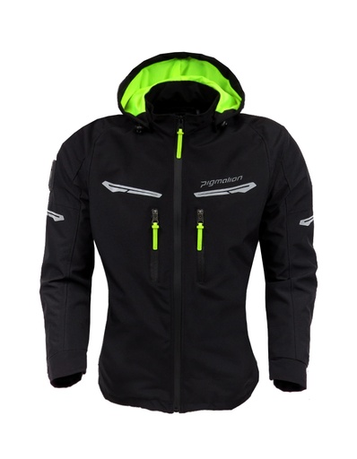 CHAQUETA CON PROTECCION PIGMALION FENIX NEGRA DAMA