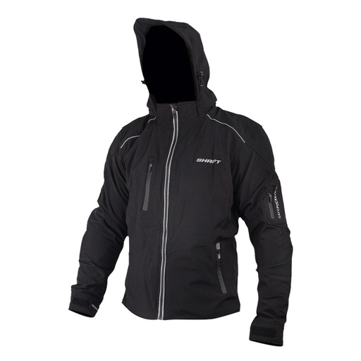CHAQUETA CON PROTECCION SHAFT DELTA CABALLERO NEGRA
