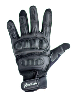 GUANTE CON PROTECCION VETROX DYNATECH NEGRO