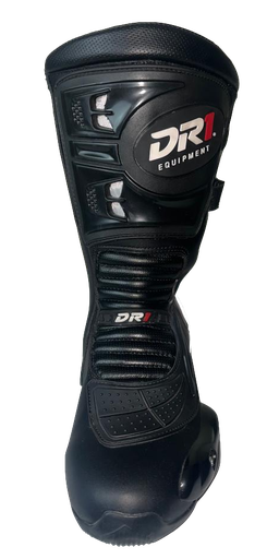 BOTA DE PROTECCION RACING NEGRA