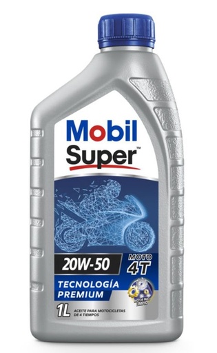 [7704790205128] ACEITE MOBIL SUPER MOTO 4T 20W50