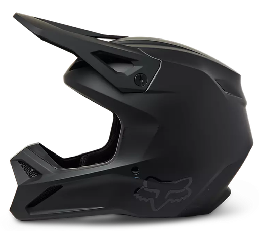 CASCO CROSS FOX V1 SOLID NEGRO MATE