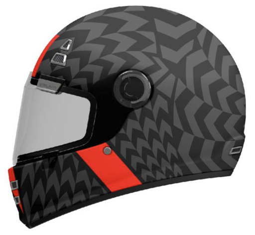 CASCO INTEGRAL MT FF119 JARAMA PSYCHO A2 GRIS MATE