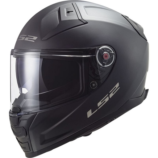 CASCO INTEGRAL LS2 811 SOLID NEGRO MATE-INCLUYE PINLOCK