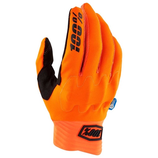 GUANTE CON PROTECCION 100% COGNITO D30 NARANJA