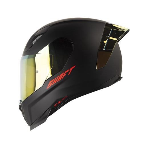 CASCO INTEGRAL SHAFT 562 R SOLID NEGRO ROJO MATE
