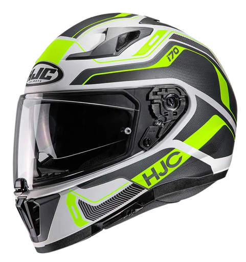 CASCO INTEGRAL HJC I70 LONEX MC3 BLANCO GRIS MATE-INCLUYE PINLOCK