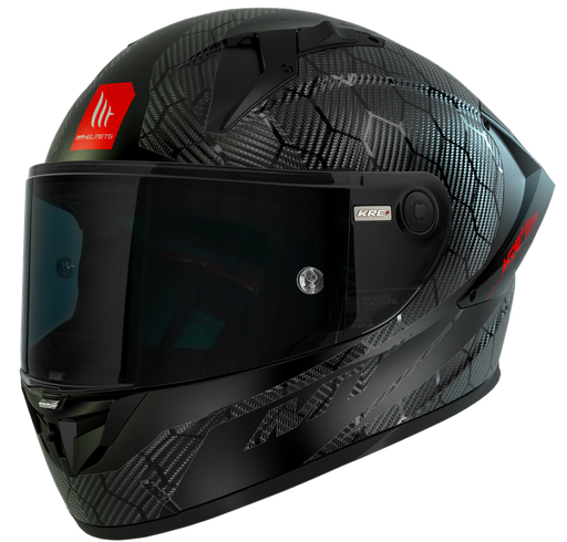 CASCO INTEGRAL MT KRE CARBON A11 NEGRO BRILLO