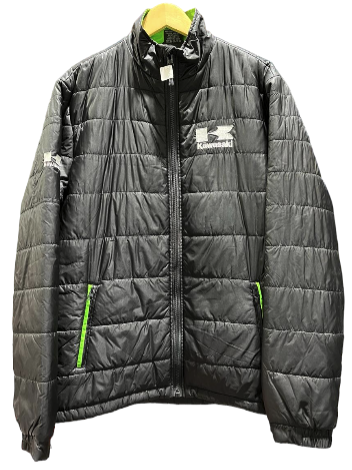CHAQUETA SIN PROTECCION PREMIUM KAWASAKI NEGRO M