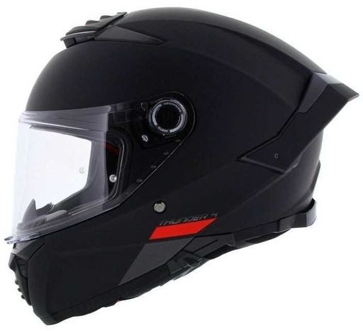 CASCO INTEGRAL MT FF118 THUNDER 4 DOBLE VISOR SOLID A1 NEGRO MATE