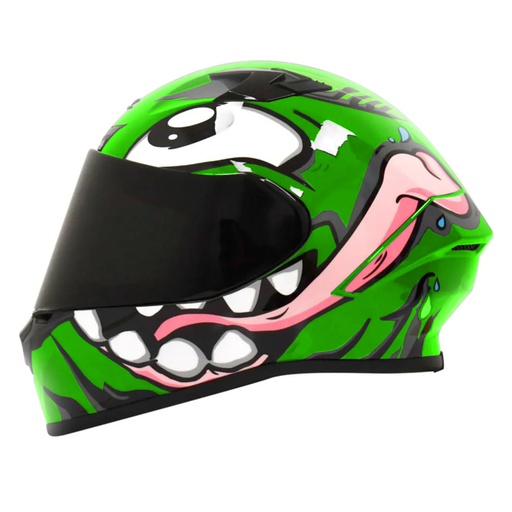 CASCO INTEGRAL ZEUS 826 MONSTER VERDE BRILLO
