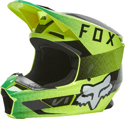 CASCO CROSS FOX V1 MIPS RIDL AMARILLO FLUOR BRILLO