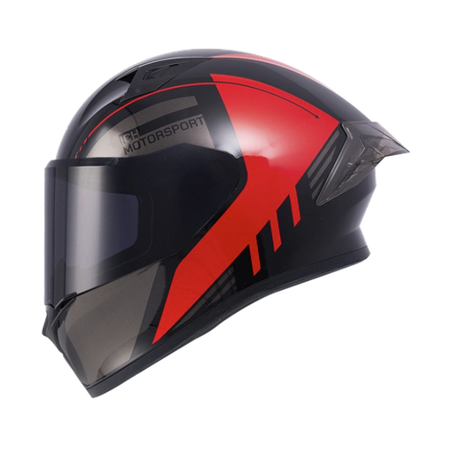 CASCO INTEGRAL ICH 503 DUKO NEGRO ROJO VISOR NEGRO