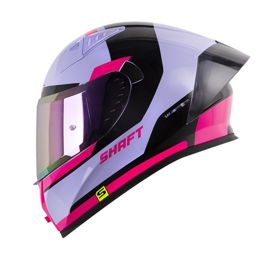 CASCO INTEGRAL SHAFT 526SP EVO RAIXX MORADO CLARO FUCSIA BRILLO