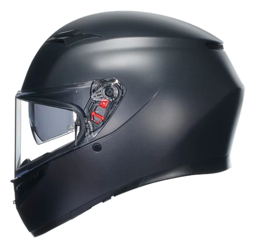 CASCO INTEGRAL AGV K3 DOBLE VISOR MONO SOLID NEGRO MATE E2206-INCLUYE PINLOCK
