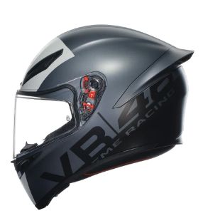 CASCO INTEGRAL AGV K1S LIMIT 46 GRIS NEGRO MATE E2206