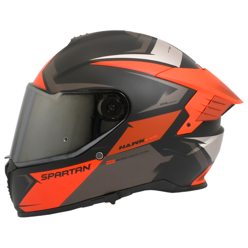 CASCO INTEGRAL SPARTAN DOBLE VISOR HAWK EVO ROJO MATE