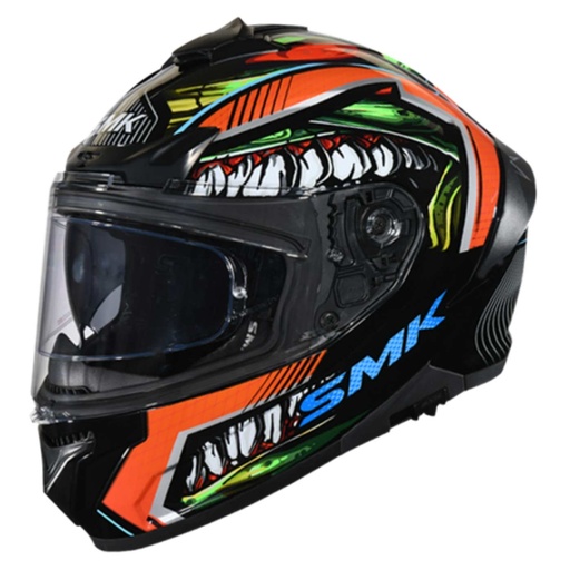 CASCO INTEGRAL SMK TYPHOON RAPTOR NARANJA BRILLO