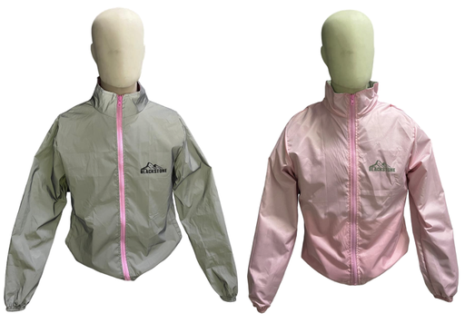 CHAQUETA CORTAVIENTO SMART BIKER REFLECTIVA ECO BLACK STONE DOBLE FAZ DAMA