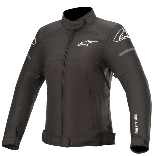 CHAQUETA CON PROTECCION ALPINESTARS STELLA TSPS WATERPROOF NEGRO DAMA
