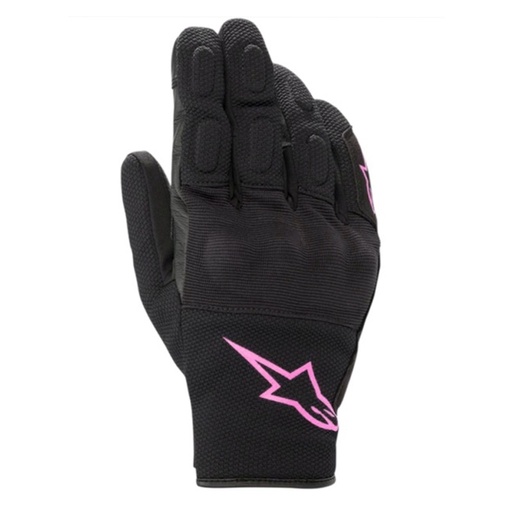 GUANTE CON PROTECCION ALPINESTARS SMAX DRYSTAR NEGRO ROSA