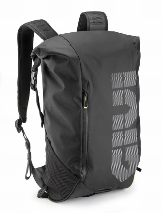 [EA148B] MALETA DE ESPALDA CILINDRICA GIVI EASY-T IMPERMEABLE 20 LITROS NEGRO