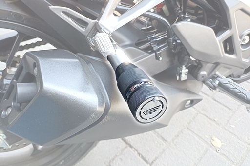 [PUN26007] SLIDER EXOSTO UNIVERSAL METALGUARD LOGO HONDA