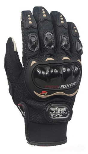 GUANTE CON PROTECCION PROBIKER NEGRO