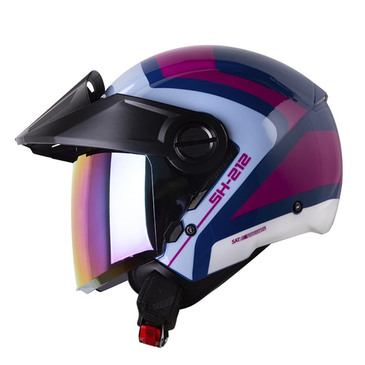 CASCO ABIERTO SHAFT 212 DUSTER AZUL OSCURO FUCSIA BRILLO