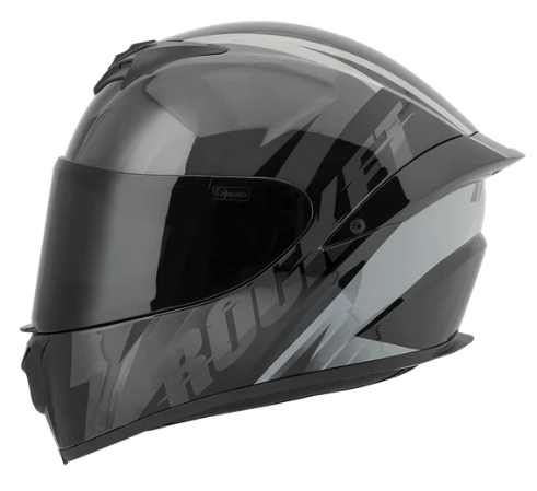 CASCO INTEGRAL JOE ROCKET RKT 100 SERIES ATOMIC 3.0 NEGRO GRIS BRILLO