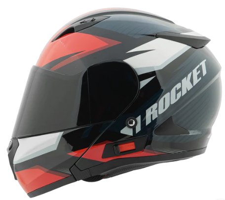 CASCO ABATIBLE JOE ROCKET RKT 300 SERIES ALTER EGO DOBLE VISOR AZUL ROJO BRILLO