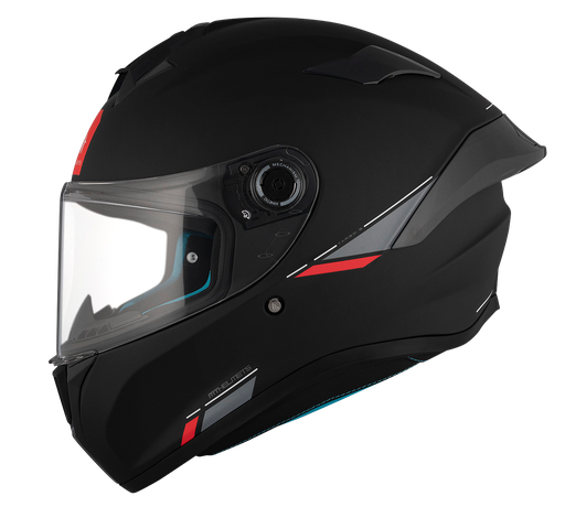 CASCO INTEGRAL MT FF106B TARGO S SOLID A1 NEGRO MATE ECE R22.06