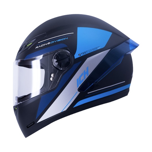 CASCO INTEGRAL ICH 501SP X-TREME NEGRO AZUL MATE VISOR TRANSPARENTE