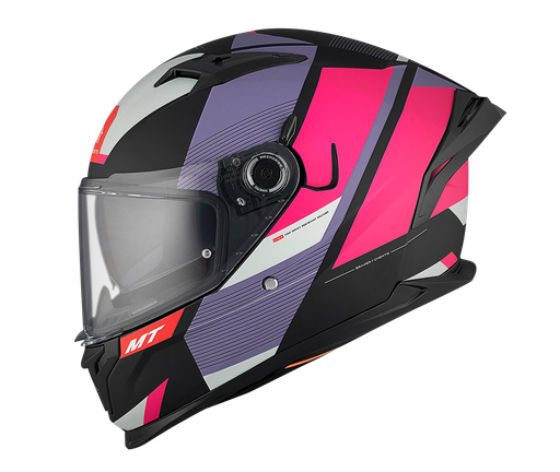 CASCO INTEGRAL MT FF128SV DOBLE VISOR BRAKER SV CHENTO B9 NEGRO FUCSIA MATE ECE R22.06