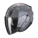 CASCO ABIERTO SCORPION EXO-230 SR GRIS ROJO BRILLO