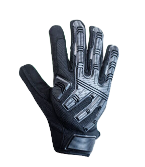 GUANTE CON PROTECCION VETROX ALPHA NEGRO