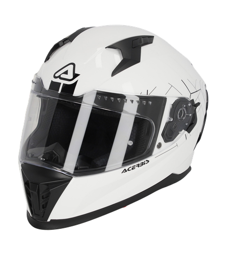 CASCO INTEGRAL ACERBIS X-WAY DOBLE VISOR BLANCO BRILLO ECE22.06