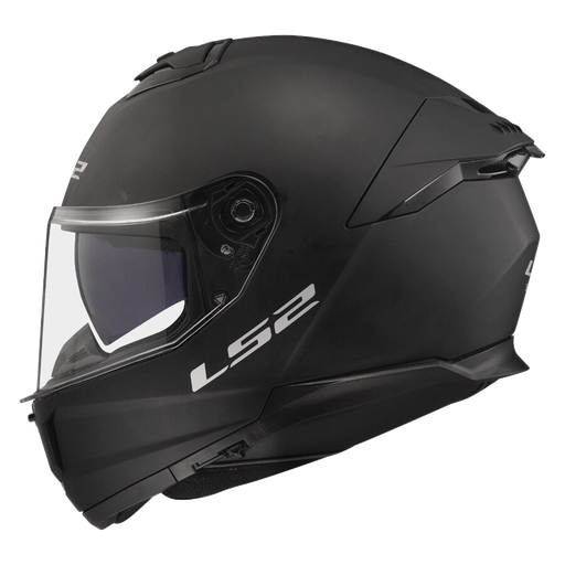 CASCO INTEGRAL LS2 808 DOBLE VISOR STREAM SOLID NEGRO MATE-INCLUYE PINLOCK