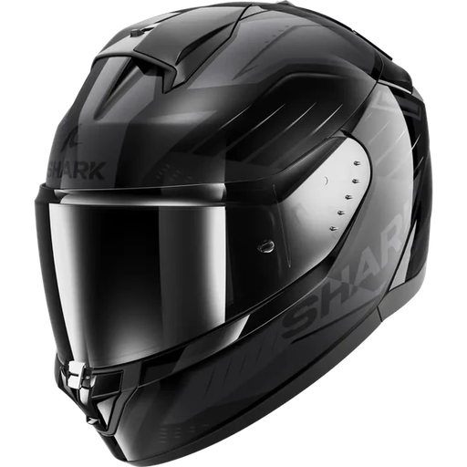 CASCO INTEGRAL SHARK RIDILL 2 BERSEK KAA NEGRO GRIS BRILLO