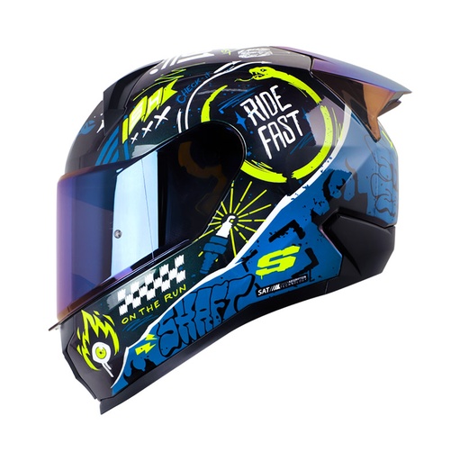 CASCO INTEGRAL SHAFT SH560 EVO MOTION V2 CAMALEON AMARILLO BRILLO