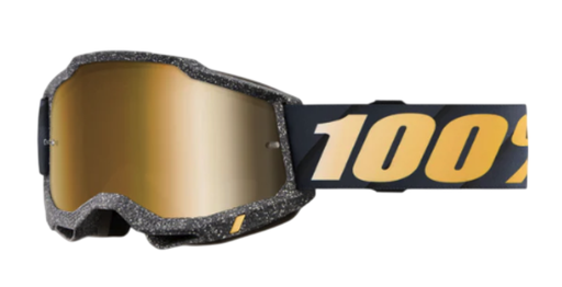 [50014-00052] GAFAS CROSS 100% ORIGINAL ACCURI 2 RISLAND LENTE DORADO 