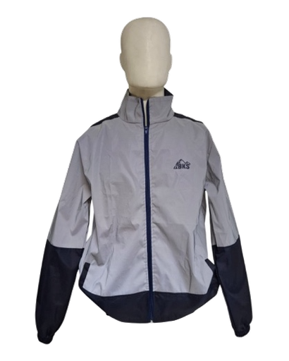 CHAQUETA CORTAVIENTO SMART BIKER REFLECTIVA ECO BLACK STONE MINIMAL CABALLERO