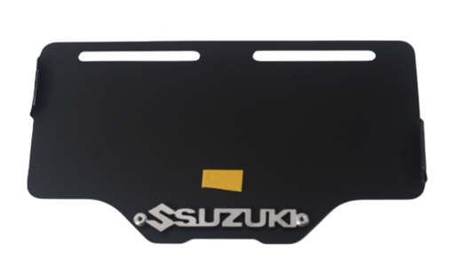 [0404040] PORTA PLACA NEGRO 3D SUZUKI